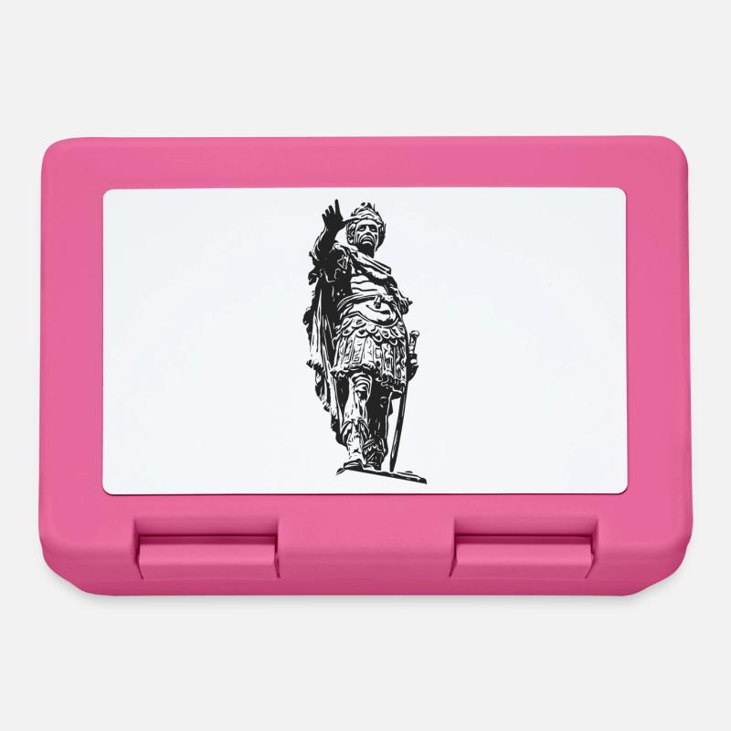 Augustus Augustusbrunnen Augsburg - Brotdose - Pink