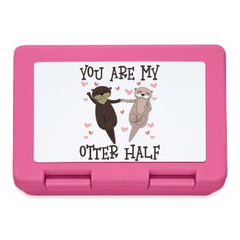 You Are My Otter Half Valentinstag - Brotdose - Pink - Vorne