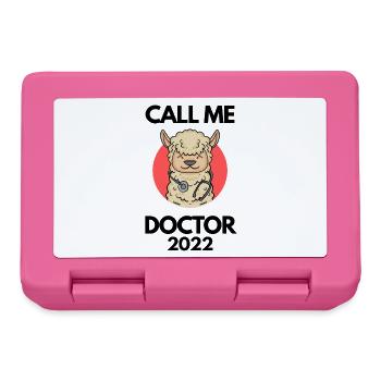 Thèse de doctorat Doctorat Doctorat 2022 Docteur - Boîte à goûter - rose - Devant
