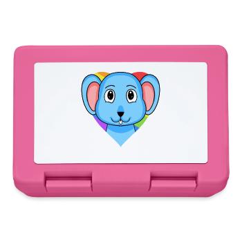LGBT Tier Maus Regenbogen - Brotdose - Pink - Vorne
