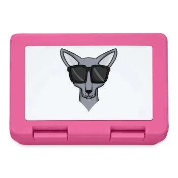Sphynx Katze mit Sonnenbrille - Brotdose - Pink - Vorne