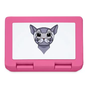Britisch Kurzhaar Kopf Katze Katzenbesitzer - Brotdose - Pink - Vorne
