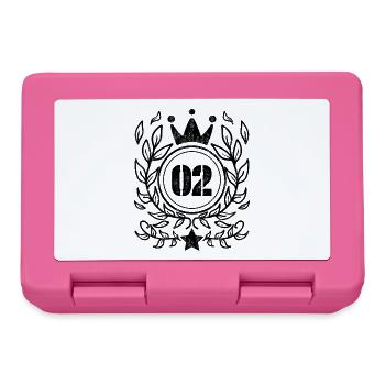 2 Jahre alt Krone - 2 Geburtstag - Brotdose - Pink - Vorne