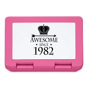 Born in 1982 - Fantastic since 1982 - Lunchbox - pink - Front