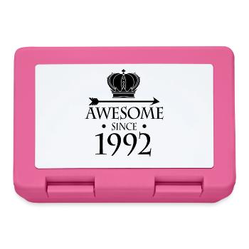 Born in 1992 - Fantastic since 1992 - Lunchbox - pink - Front