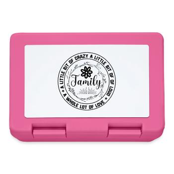Family Reunion A Little Bit Crazy - Lunchbox - pink - Front