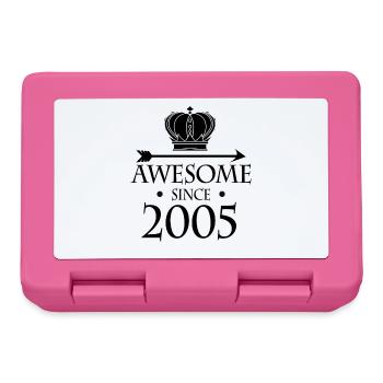 Jahrgang 2005 - Fantastisch seit 2005 - Brotdose - Pink - Vorne