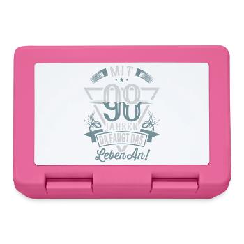 98. Geburtstag Da Fängt Das Leben An - Brotdose - Pink - Vorne