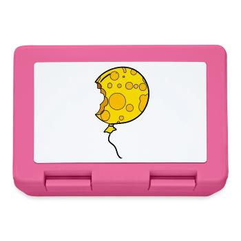 Ballon fromage - Boîte à goûter - rose - Devant
