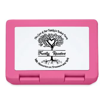 Family Reunion The love of our family - Lunchbox - pink - Front