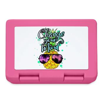 Pineapple change your thinking - Lunchbox - pink - Front