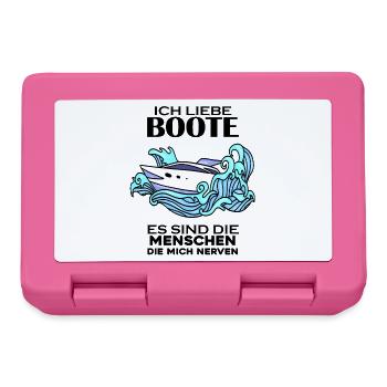 Motorboot Kapitän - Brotdose - Pink - Vorne