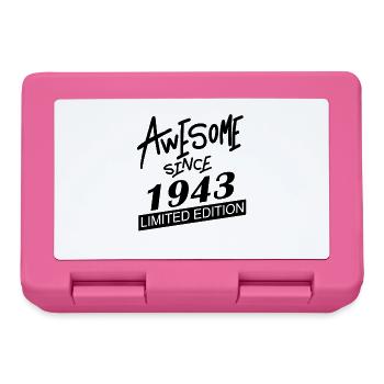 1943 - Né en 1943 - Boîte à goûter - rose - Devant
