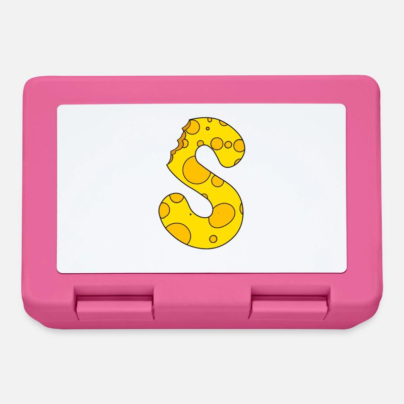 Buchstabe S - Brotdose - Pink