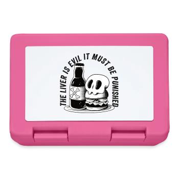 The liver is evil and is punished - Lunchbox - pink - Front
