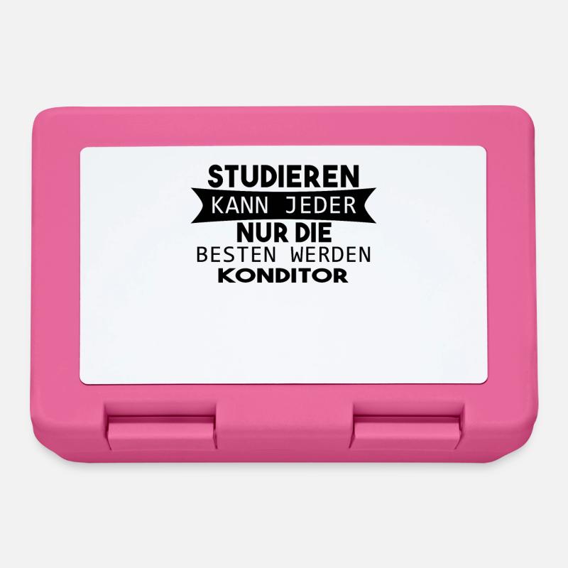 Konditor Geschenk - Brotdose - Pink