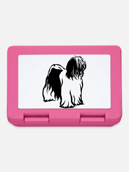 Tibet Terrier - Brotdose - Pink