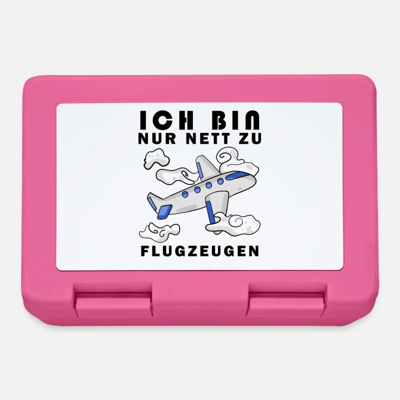 Modellflug Pilot Modellbau Flugzeug Modellbauer - Brotdose - Pink