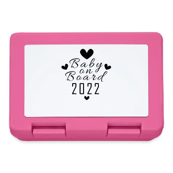 Baby 2022 - Birth Pregnant 2022 - Lunchbox - pink - Front