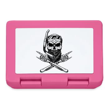 Bearded diver Fan of Rock'n Roll - Lunchbox - pink - Front
