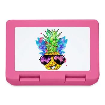 Art de l’ananas - Boîte à goûter - rose - Devant