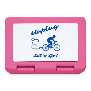 Unplug Let's Go - Brotdose - Pink - Vorne