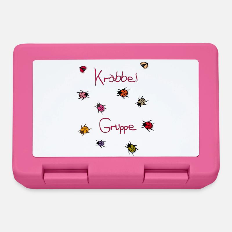 Krabbelgruppe, Kindergarten - Brotdose - Pink