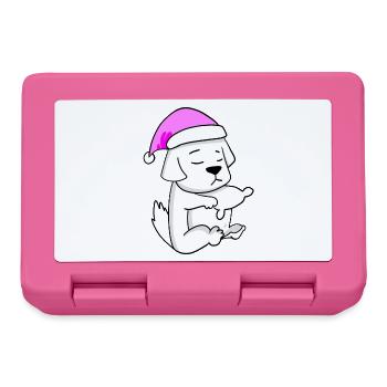 Hund Hunderasse Pyrenäenberghund - Brotdose - Pink - Vorne