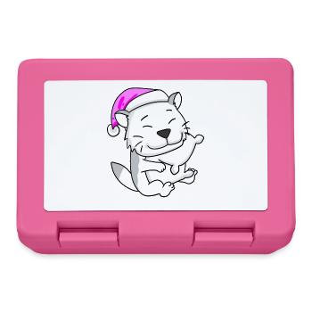 Katze Katzenrasse Burmilla - Brotdose - Pink - Vorne