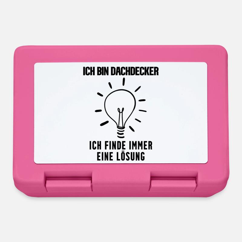 Dachdecker - Brotdose - Pink