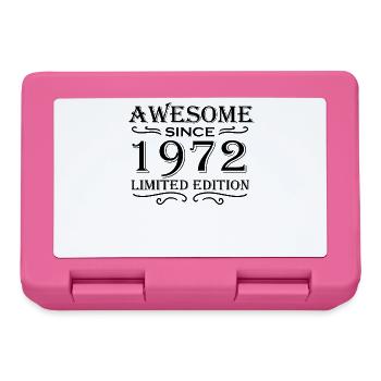1972 - Born 1972 - Lunchbox - pink - Front