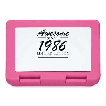 1986 - Born 1986 - Lunchbox - pink - Front