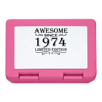 1974 - Born 1974 - Lunchbox - pink - Front