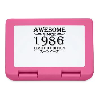 1986 - Born 1986 - Lunchbox - pink - Front