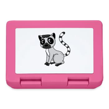 Katte Lemurs - Lunchbox - pink - Front
