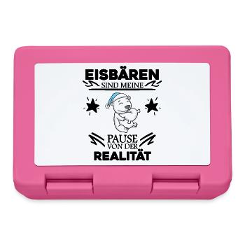 Eisbär - Brotdose - Pink - Vorne