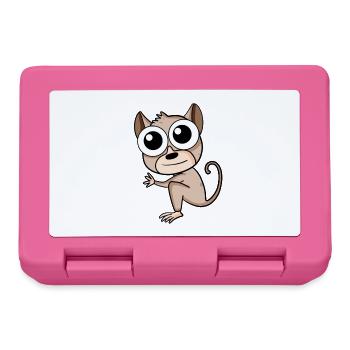 Tarsier Koboldmakis - Brotdose - Pink - Vorne