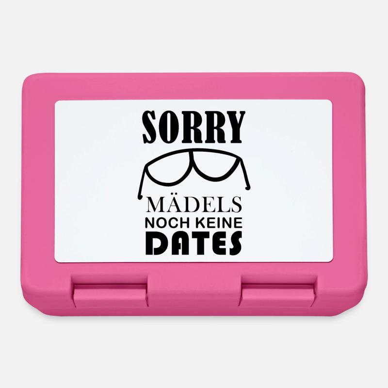 Coole Babysprüche - Noch keine Dates - Brotdose - Pink
