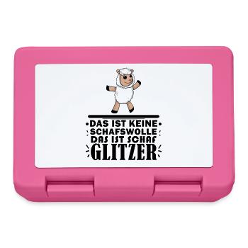 Schafe Schaf Schafzüchter Geschenk - Brotdose - Pink - Vorne