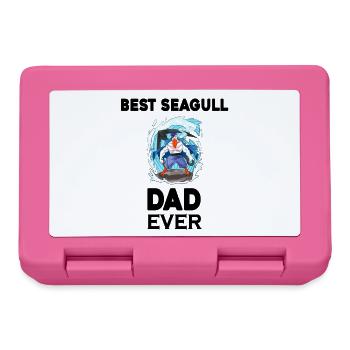 Daddy Daddy North Sea Best Seagull Dad - Lunchbox - pink - Front