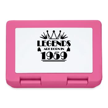 1959 - Jahrgang 1959 - Brotdose - Pink - Vorne