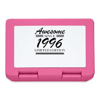 1996 - Jahrgang 1996 - Fantastisch seit 1996 - Brotdose - Pink - Vorne