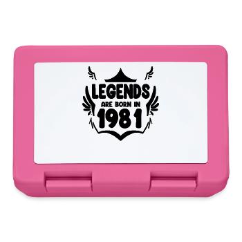 1981 - Born 1981 - Lunchbox - pink - Front