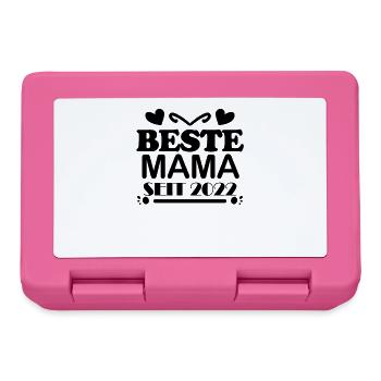 Beste Mama seit 2022 - Brotdose - Pink - Vorne