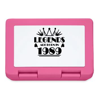 1989 - Né en 1989 - Boîte à goûter - rose - Devant