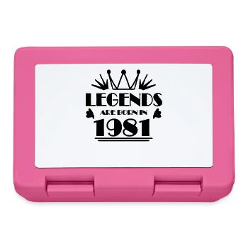 1981 - Born 1981 - Lunchbox - pink - Front