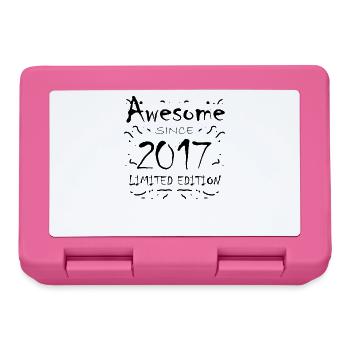 2017 - Vintage 2017 - Fantastic since 2017 - Lunchbox - pink - Front