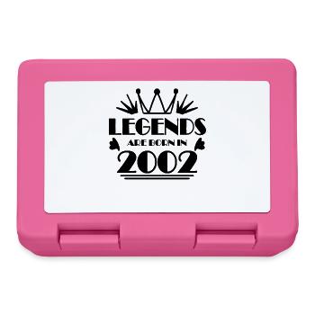2002 - Jahrgang 2002 - Brotdose - Pink - Vorne