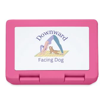 Downward Facing Dog - Yoga Tea - Lunchbox - pink - Front