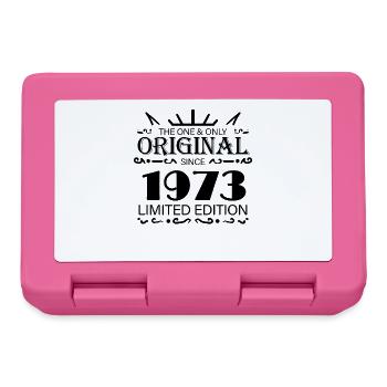 1973 - Year of construction 1973 - Born 1973 - Lunchbox - pink - Front